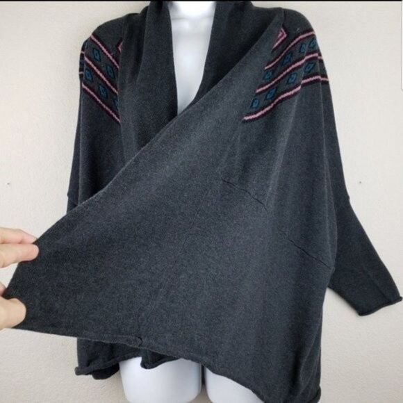 Knot Sister Aztec Oversized Open Front Cardigan - Picture 8 of 8